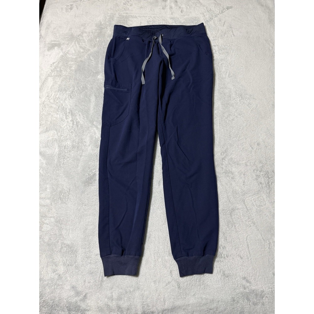 FIGS Zamora Jogger Scrub Pants Women's Large Tall Navy Blue L/T